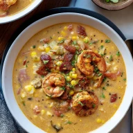 Blackened Shrimp Corn Chowder