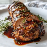 Balsamic Pork Tenderloin in Oven