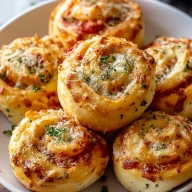 Garlic Parmesan Pizza Rolls
