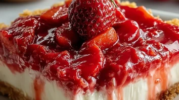 Strawberry Dump Cheesecake