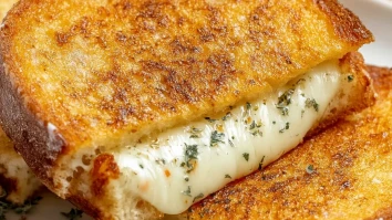 Garlic Grilled Cheese