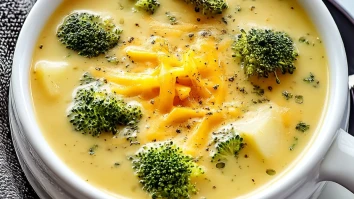 Cheesy Potato & Broccoli Soup