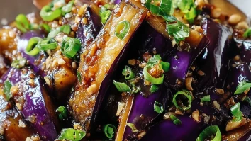 Szechuan-Style Eggplant in Garlic Sauce