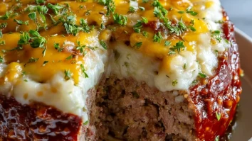 Classic Comfort Loaded Potato Meatloaf