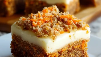 Carrot Cake Cream Cheese Bars
