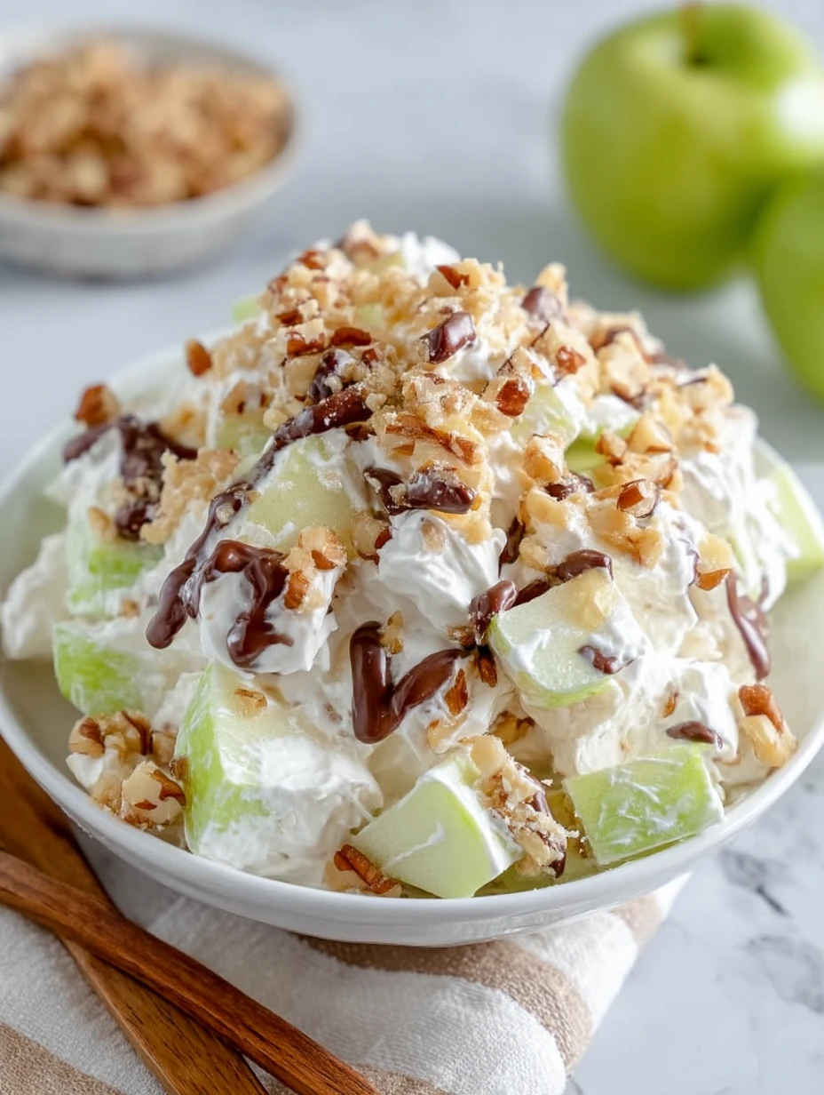 Easy Snicker Apple Salad