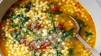 Traditional Italian Pastina Soup