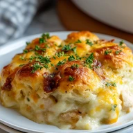 Chicken Bubble Biscuit Bake Casserole