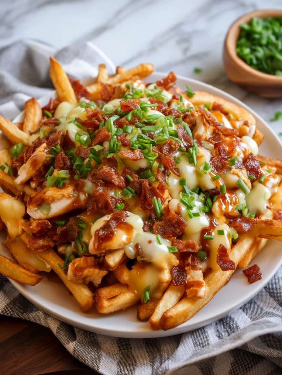 Chicken and Cheese Poutine
