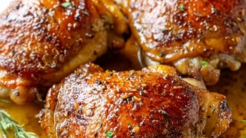 Crispy and Juicy Baked Chicken Thighs
