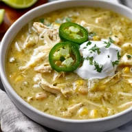Creamy Green Chicken Chili