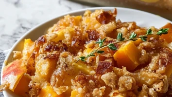 Apple Butternut Squash Casserole