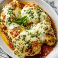 Baked Pesto Mozzarella Chicken