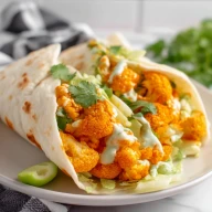 Buffalo Cauliflower Wrap