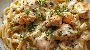 Creamy Chicken Garlic Parmesan Pasta