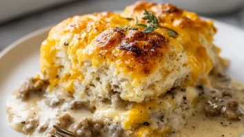 Biscuits and Gravy Casserole