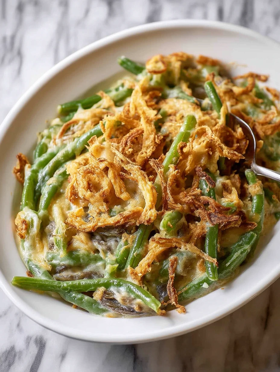 Simple Campbells Green Bean Casserole