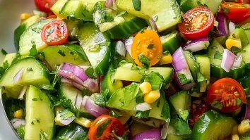 Zesty Mexican Cucumber Salad
