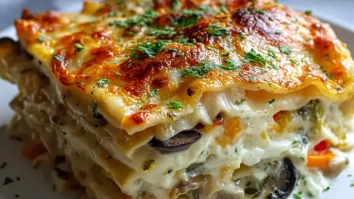 Loaded Veggie White Lasagna