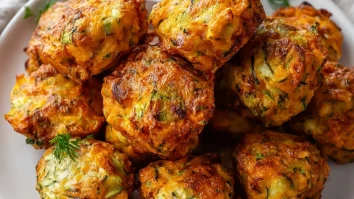 Baked Sweet Potato Zucchini Tots