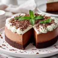 Mint Chocolate Mousse Cake