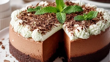 Mint Chocolate Mousse Cake