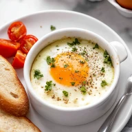 Easy Perfect Baked Eggs