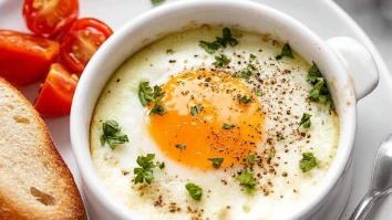 Easy Perfect Baked Eggs