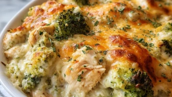 Creamy Keto Broccoli Chicken Casserole