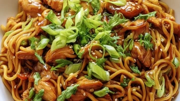 Delicious Chicken Teriyaki Noodles