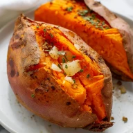Easy Baked Sweet Potato