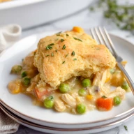 Easy Chicken Pot Pie Cobbler