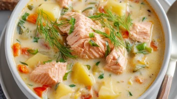 Cozy Salmon Chowder