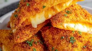 Fried Cheese Stuffed Doritos