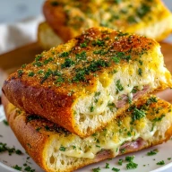 Bold & Buttery Cuban Garlic Bread Sandwiches