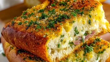 Bold & Buttery Cuban Garlic Bread Sandwiches