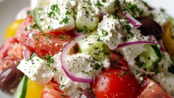 Greek Cottage Cheese Salad