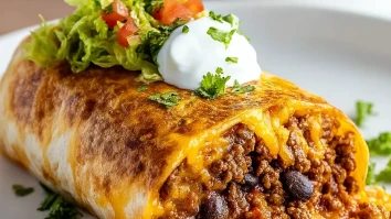 The Ultimate Stuffed Beef Burrito