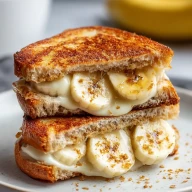 Honey Banana Grilled Cheese Sandwich