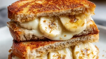 Honey Banana Grilled Cheese Sandwich