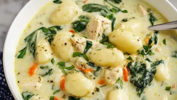Olive Garden Copycat Chicken Gnocchi Soup