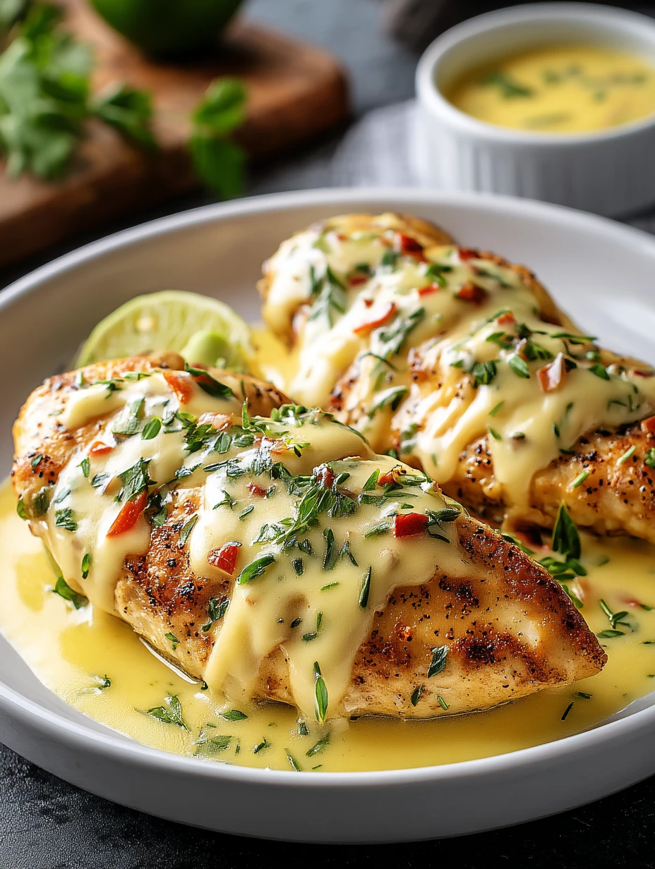 Chicken with Cheese Sauce