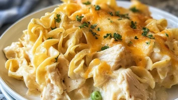Creamy Million Dollar Chicken Noodle Casserole