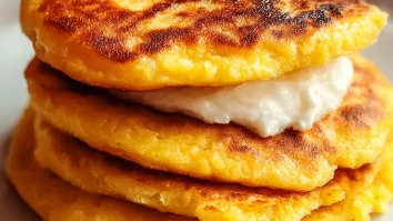 Venezuelan Cachapas (Corn Pancakes)