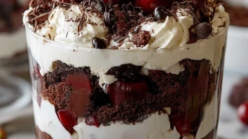 Best Layered Black Forest Trifle