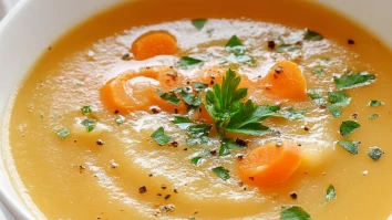 Creamy Potato Carrot Soup