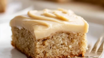 Banana Bars with Salted Caramel Frosting