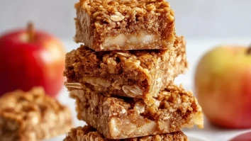 Chewy Apple Cinnamon Breakfast Bars