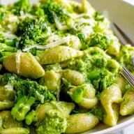 Smashed Broccoli Pasta