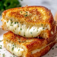 Garlic Bread Grilled Cheese